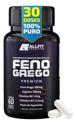 Feno Grego Premium 300mg com Arginina e Vitaminas B6 e B12 - imagem 1