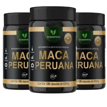 Kit com 3 Maca Peruana 500mg - imagem 1